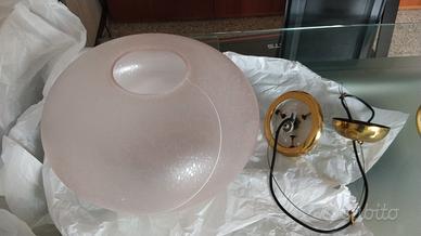 Lampadario in vetro soffiato di Murano 
