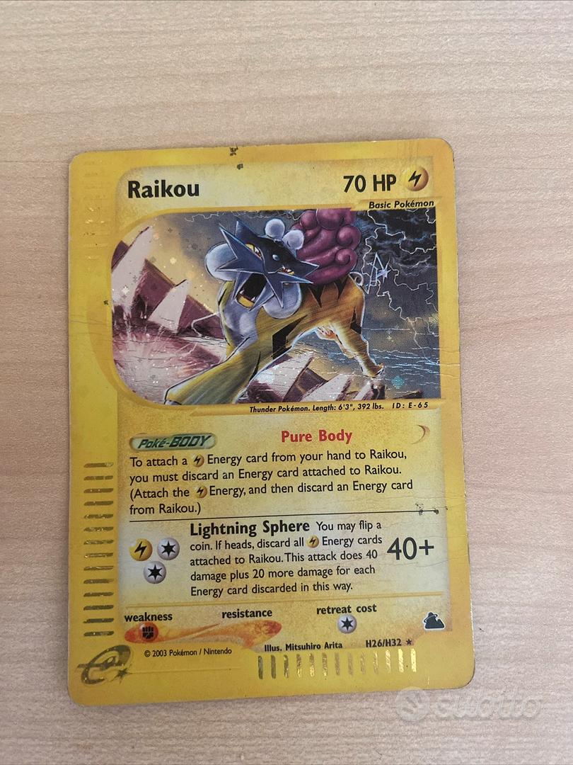 Hot Pokemon Raikou H26