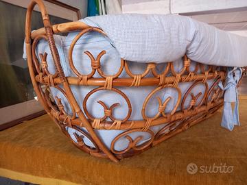 Cesta Realizzata in Vimini, Bambù & Stringhe in 👇