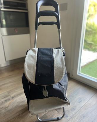 Carrello portaspesa con ruote