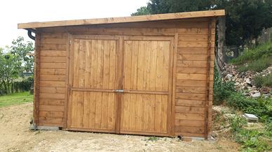 strutture bioedilizia capannone legno