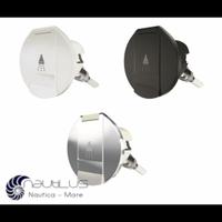 Nicchia cromata tonda per doccetta