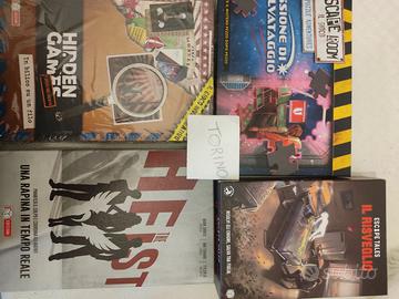 Giochi da tavolo escape e investigativi