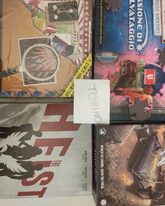 Giochi da tavolo escape e investigativi