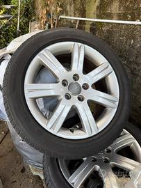 4 Cerchi lega originali Audi 17”+pirelli sottozero