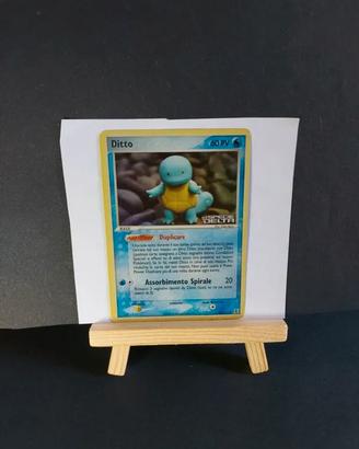 Carta Pokémon Ditto Squirtle 64/113 Holo Stamped I