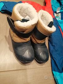 tuta da sci bambino e scarponcini 