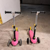 monopattino bambine gemelline 