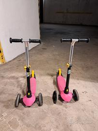 monopattino bambine gemelline 