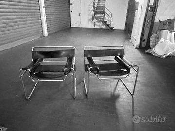 Coppia di poltrone modello Wassily anni 70