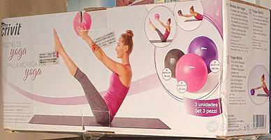 Palla ginnastica e 3 palle piccole 18-22-26cm