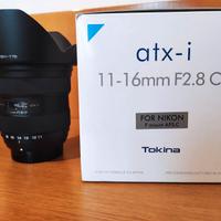 Tokina atx-i 11-16 f2,8 CF x Nikon