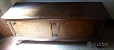 Cassapanca in legno '800