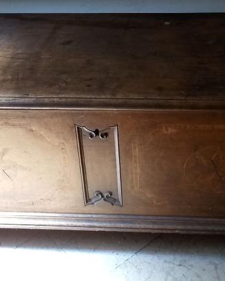 Cassapanca in legno '800