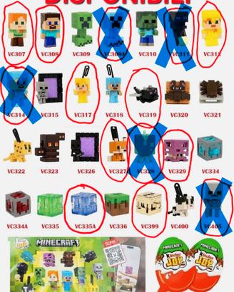 minecraft kinder joy