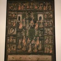 Dipinto indiano su tela