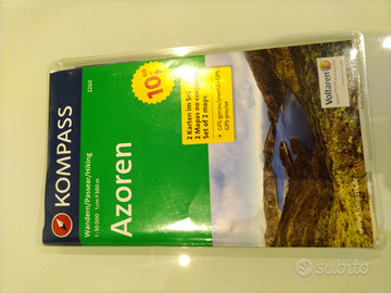 Cartina Kompass Azzorre nuova