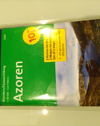 Cartina Kompass Azzorre nuova