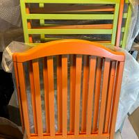 CAM Lettino in legno con rete con doghe usato poco