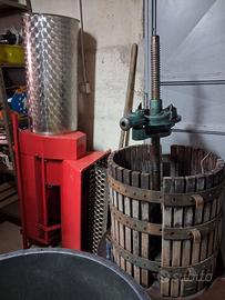 Attrezzatura da cantina per fare il vino