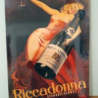 Insegna Spumante Riccadonna Boccasile