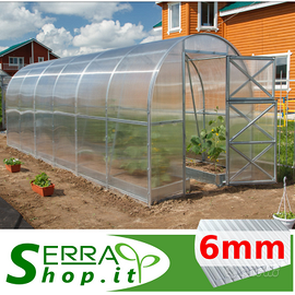 Serra 2x6 tunnel policarbonato orto piante vivaio