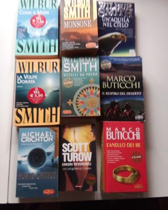 Libri Wilburn Smith, Scott Turow, Micheal Crichton