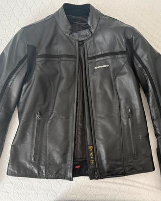 Giacca da moto donna SPIDI Dynamite in pelle nera
