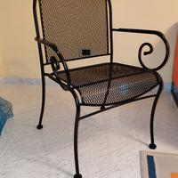 Poltrona in ferro battuto