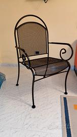 Poltrona in ferro battuto