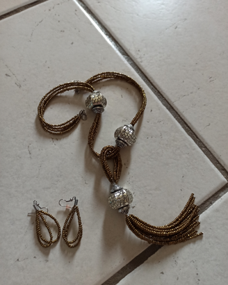 Coordinato collana orecchini