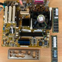 Scheda Madre + Processore + RAM  Vintage