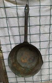 Padella in rame vintage 23cm