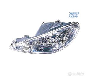 FANALE SINISTRO PEUGEOT 206 98-09 H7 H7