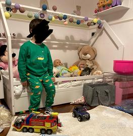 Letto  casetta in legno 80 x 160