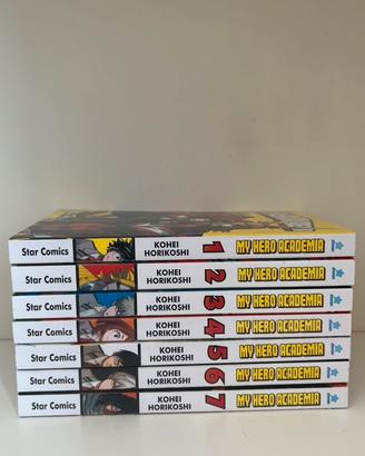 My hero academia vol 1-7