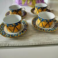 Tazze tè fine porcellana 