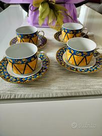 Tazze tè fine porcellana 