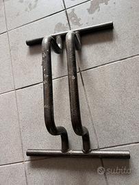 Rastrelliera portabici singola in ferro zincato