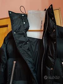 piumino lungo Michael Kors in nylon trapuntato