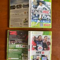2 Videogiochi  Xbox 360 Pes 2012 e Fifa 2012