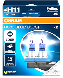 4x Lampadine OSRAM Cool Blue Boost H11  (62211CBB)