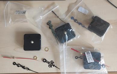 motore e lancette, 4-5x4-5 cm, 4 PEZZI