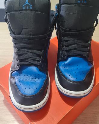 Nike air jordan 1 mid alte uomo tg 47(12.5)
