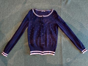 CARDIGAN BLU CON BRILLANTINI 140CM BAMBINA MAYORAL