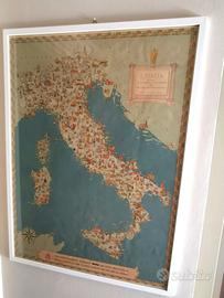 Mappa Italia Motta 1958