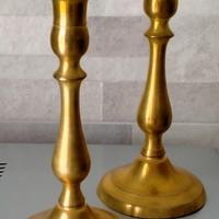 Candelabri antichi in ottone