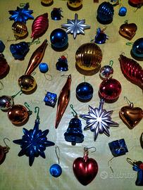 Addobbi mix per albero di natale compreso puntale