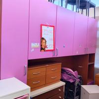 Cameretta a ponte fucsia