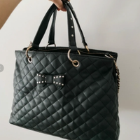 Borsa nera Carpisa trapuntata